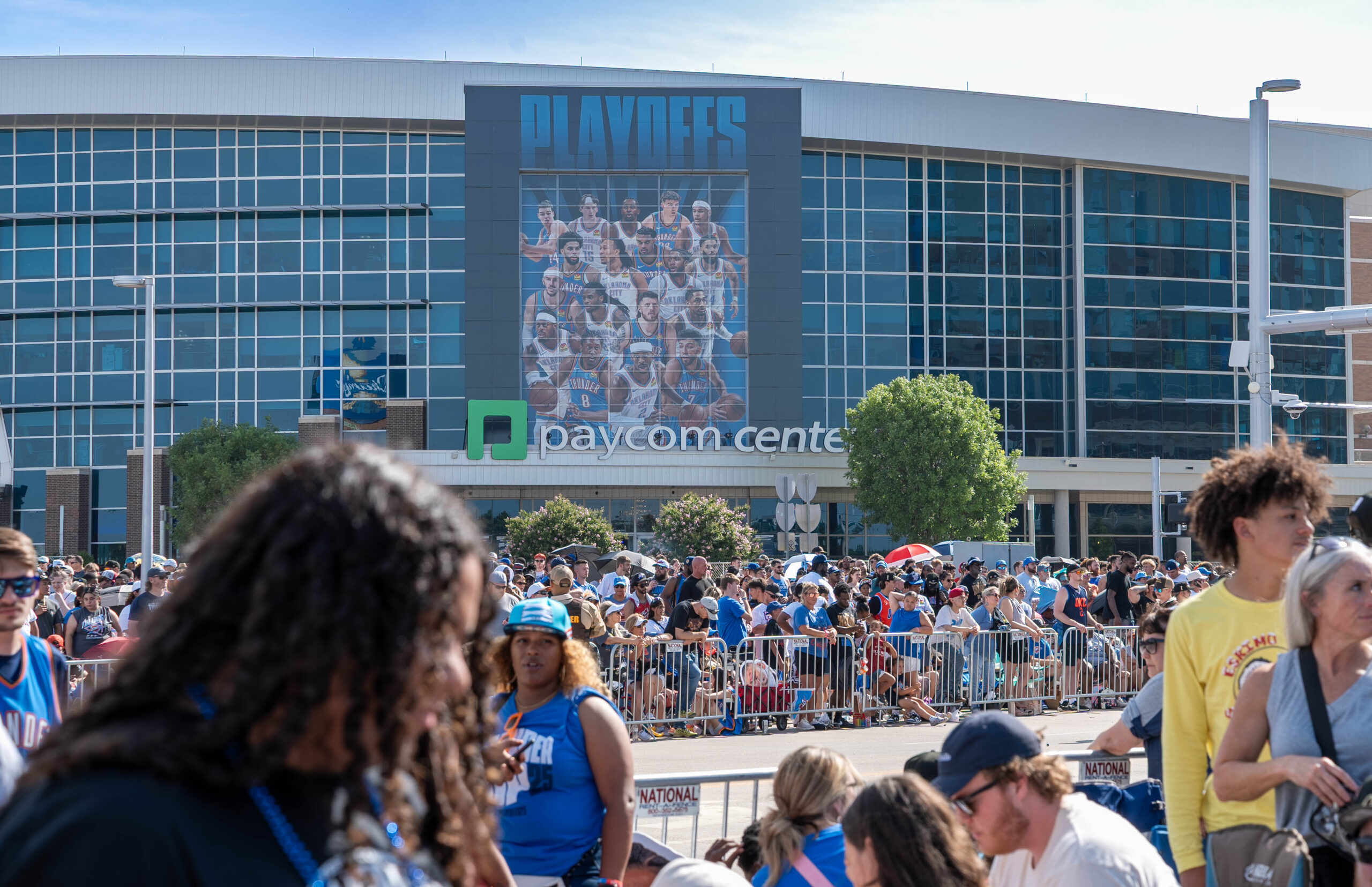 Thunder fans flood downtown OKC to celebrate NBA title